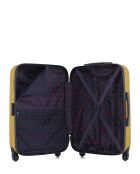 Valise weekend en ABS Nais jaune - 65 x 41 x 26 cm