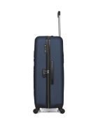Lot de 2 valises en ABS Eleonor marine - 75 x 47 x 29 cm
