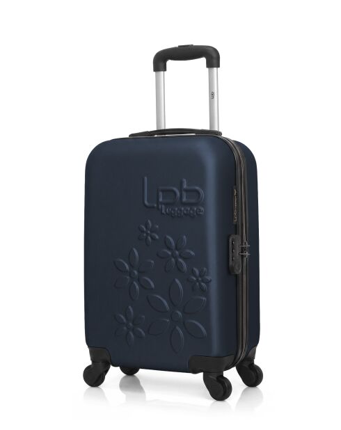 Valise cabine XXS en ABS Eleonor marine - 46 x 32 x 20 cm