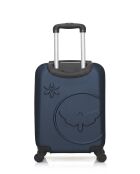 Valise cabine XXS en ABS Eleonor marine - 46 x 32 x 20 cm