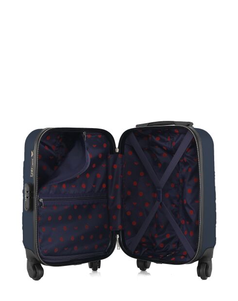 Valise cabine XXS en ABS Eleonor marine - 46 x 32 x 20 cm