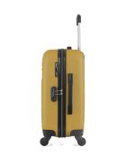 Set mit 2 gelben ABS-Koffern - 55 x 35 x 21 cm