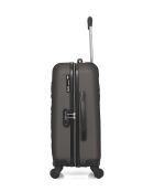 Lot de 2 valises en ABS Eleonor marron foncé - 55 x 35 x 21 cm