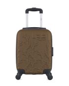 Valise cabine XXS en ABS Nais brun clair - 46 x 32 x 20 cm