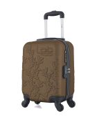 Valise cabine XXS en ABS Nais brun clair - 46 x 32 x 20 cm