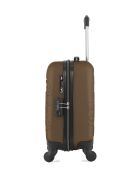 Valise cabine XXS en ABS Nais brun clair - 46 x 32 x 20 cm