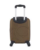 Valise cabine XXS en ABS Nais brun clair - 46 x 32 x 20 cm