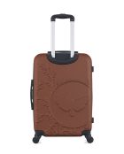 Lot de 2 valises en ABS Nais brique - 65 x 41 x 26 cm