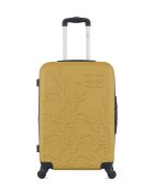 Lot de 3 valises en ABS Nais jaunes - 65 x 41 x 26 cm