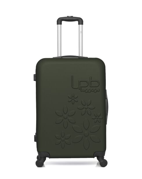 Valise weekend en ABS Eleonor vert foncé - 65 x 41 x 26 cm