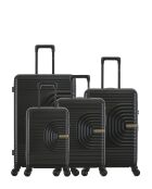 Set mit 4 schwarzen Celia ABS-Koffern — 76 x 49 x 29,5 cm