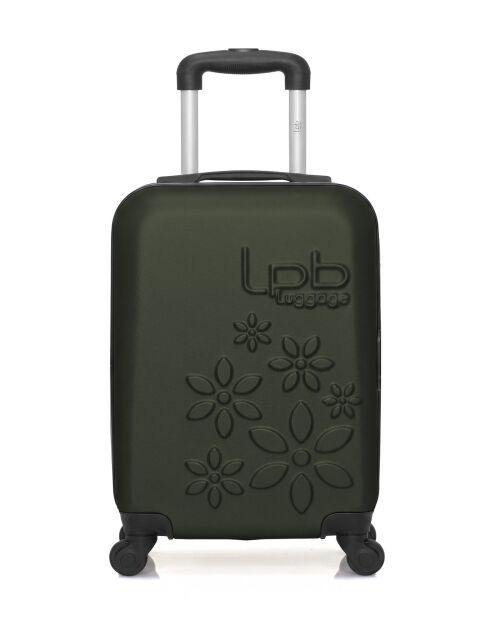Valise cabine XXS en ABS Eleonor vert foncé - 46 x 32 x 20 cm