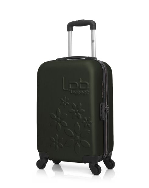 Valise cabine XXS en ABS Eleonor vert foncé - 46 x 32 x 20 cm