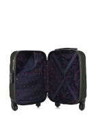 Valise cabine XXS en ABS Eleonor vert foncé - 46 x 32 x 20 cm