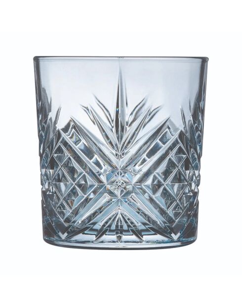 Lot de 4 verres à eau Salzburg bleu - 30 cl