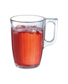 Lot de 6 mugs en verre Grand Central transparent - 32 cl