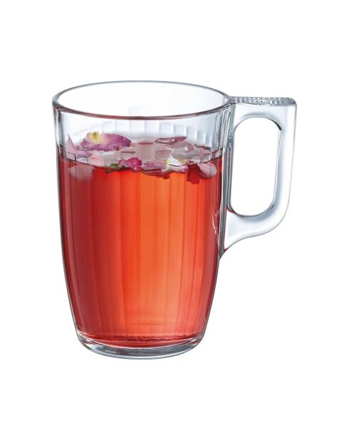 Lot de 6 mugs en verre Grand Central transparent - 32 cl
