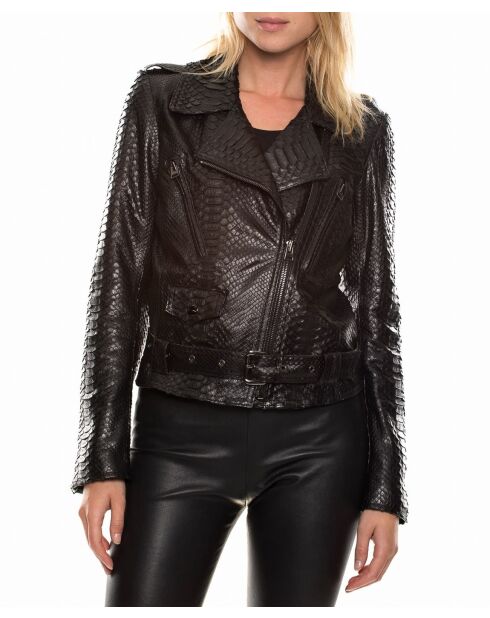 Perfect F Full Pyt zwarte leren jas