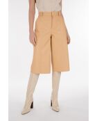 Mili Waxy vanille leren broek