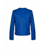 Majorelle Rixie Waxy blauwe leren jas