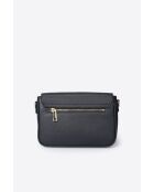 Sac bandoulière en cuir de veau pleine fleur Dale bleu - 22 x 16 x 7 cm