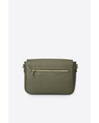 Dale Schultertasche aus vollnarbigem Kalbsleder, olivgrün, 22 x 16 x 7 cm