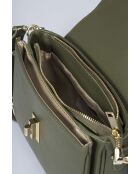 Dale Schultertasche aus vollnarbigem Kalbsleder, olivgrün, 22 x 16 x 7 cm