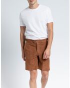 Short en velours Orense Vel caramel