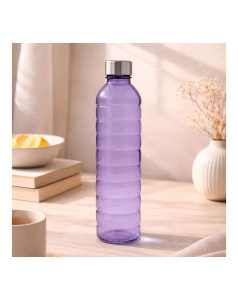 Bottiglia in vetro colorato viola Gloupop - 1,2 L