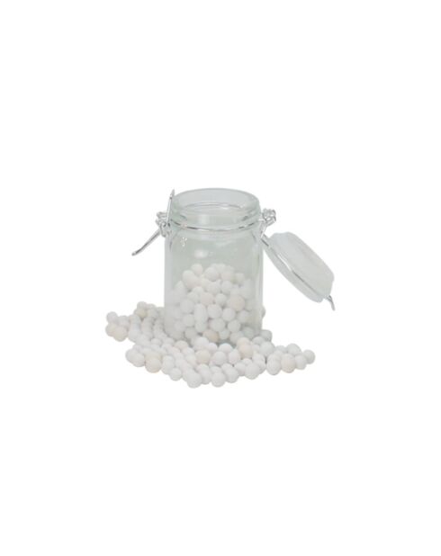 Weiße keramische Kuchenschalen-Backkugeln - 6x12x6 cm