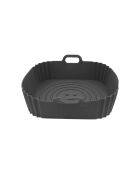 Moule carré en silicone Airfryer gris - 21x21x7 cm