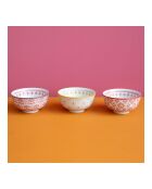 Lot de 6 petits bols en porcelaine Zoela multicolore - D.11,5x6 cm