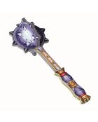 Masse d'arme Aigle doré violette - 35 x 13 x 1,5 cm