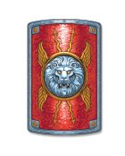 Bouclier Romain rouge - 44 x 28,1 cm