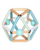 Hochet en bois Blue Snow Grabber bleu - 12 x 12 x 14 cm