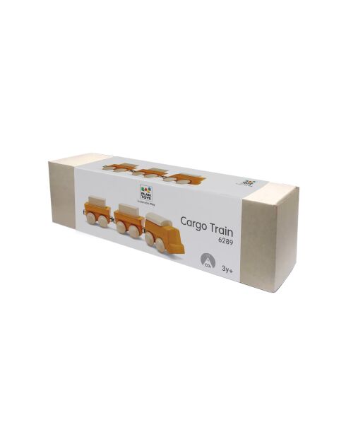 Train marchand jaune - 19,8 x 3,7 x 4,7 cm