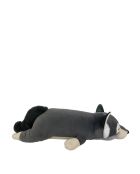 Peluche Nemu Nemu Loup gris - 74 x 35 x 17 cm