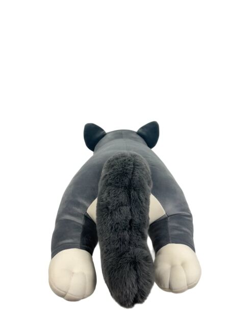Peluche Nemu Nemu Loup gris - 74 x 35 x 17 cm