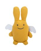 Piumino in cotone con sonaglio Yellow Angel Rabbit - 18 x 3,5 x 17 cm