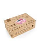 Boite à musique Dancing Sœurs Princesses rose - 11,5 x 11,5 x 8,5 cm