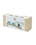 Train modulable bleu - 28 x 9,5 x 11,5 cm