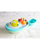 Bateau avec 2 aspergeurs multicolore - 18 x 11,5 x 8 cm
