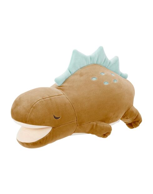 Peluche Nemu Nemu Stego Dinosaure marron - 54 x 23 x 24 cm