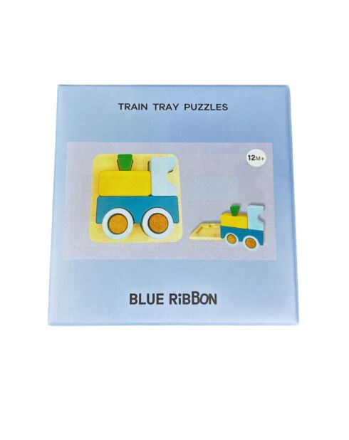 Puzzle 3D in legno Treno multicolore - 17 x 17 x 5 cm