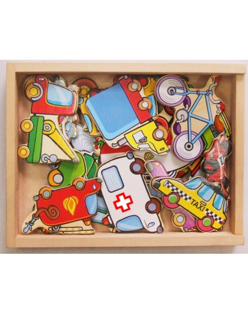 Scatole magnetiche multicolori per veicoli - 21 x 15,8 x 3,1 cm