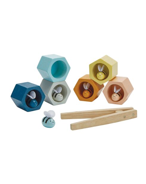 Nido d'ape Tendresse multicolore - 5,5 x 5,7 x 4,5 cm