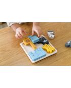 Puzzle multicolore con animali 2 in 1 - 18,8 x 5,7 x 18,8 cm