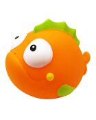 Filet de rangement et 3 aspergeurs poissons tropicaux multicolore - 42 x 33 x 4 cm