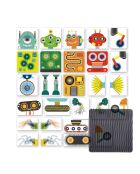 Juego de animación 3D Robot magnético multicolor - 23 x 16,8 x 4,5 cm