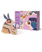 Mi primer rompecabezas de animales de jardín multicolores - 25 x 25 x 5 cm